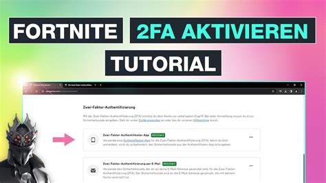 epic 2fa aktivieren.